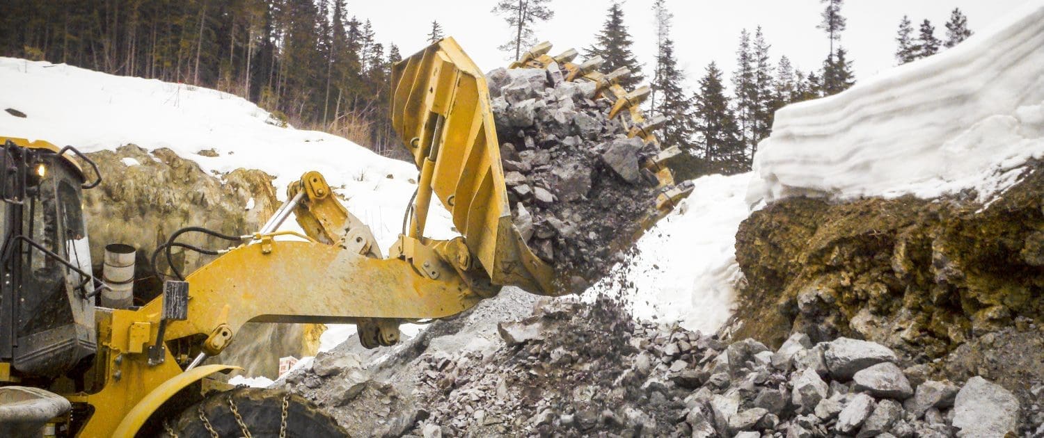 Custom Attachment 3-Ways Rock Bucket 3