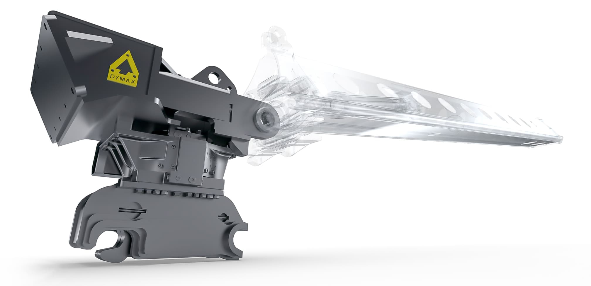 360 Rotating Quick Coupler for Gradall Excavators | Dymax Inc