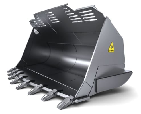 Dymax still builds snow plow blades like Great Grandpa Balderson taught us, as seen in this picture.